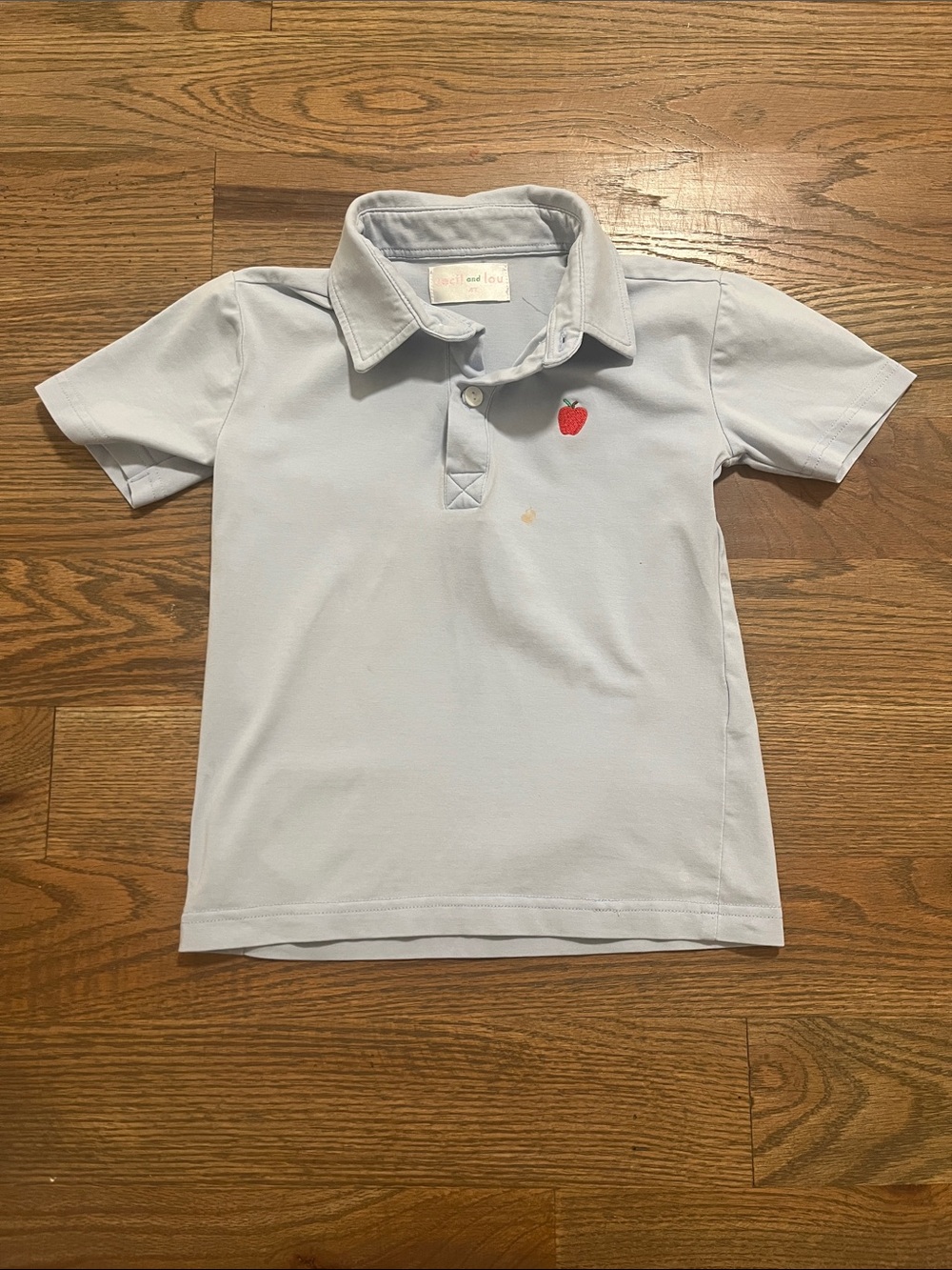 Cecil and Lou 4T Apple polo